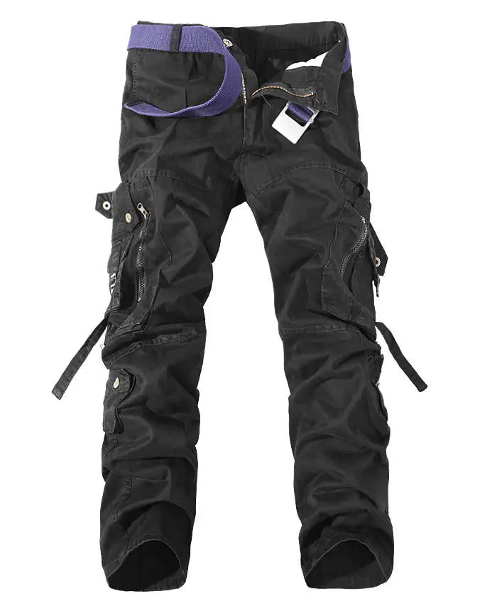 Washed Hot Sale Multi-Pocket Cargo Pants