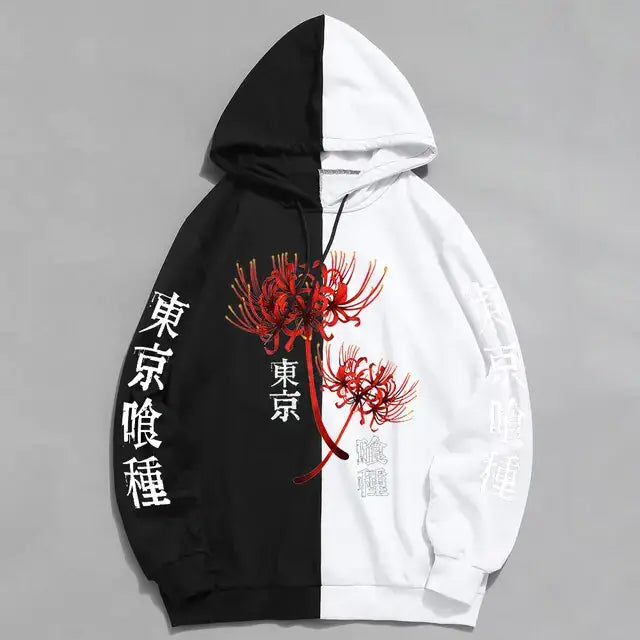 Two-Tone Harajuku Oversized Unisex Hoodie