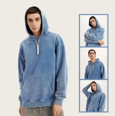 Vintage Washed Hooded Sweater