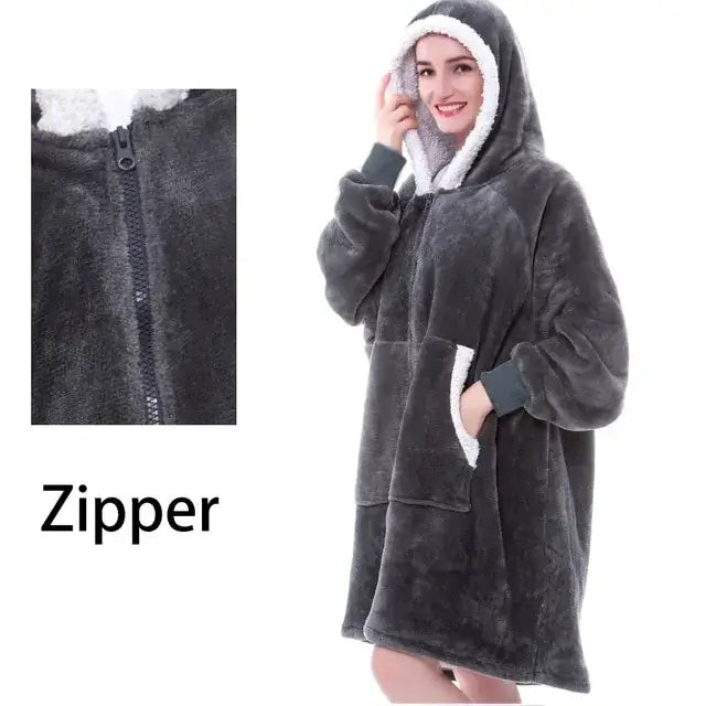 Oversized Hoodie Blanket