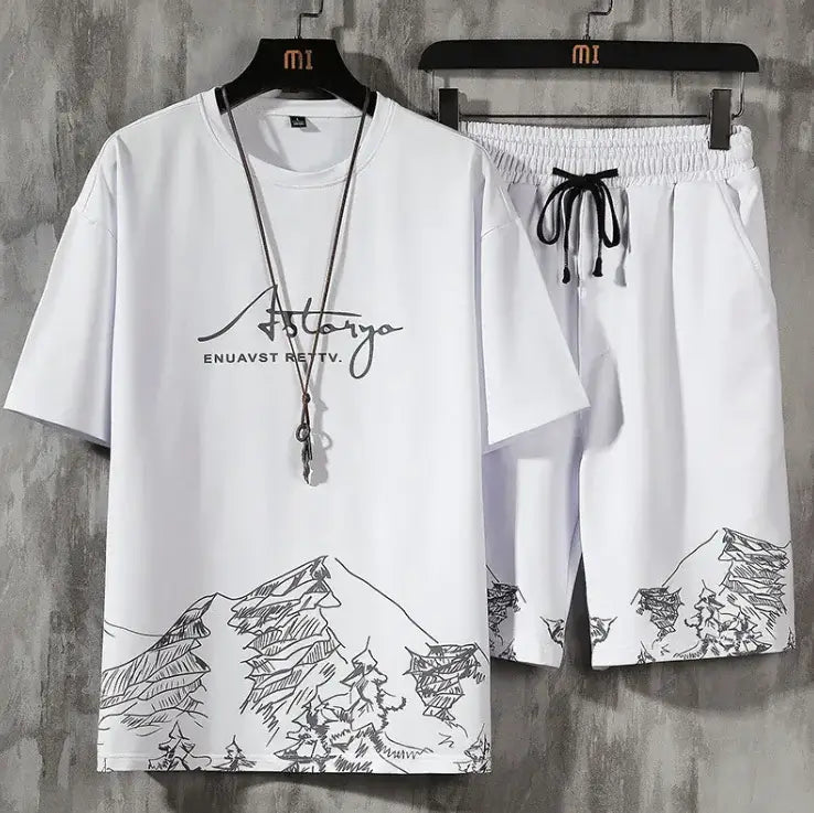 Men's Casual Shorts Set
