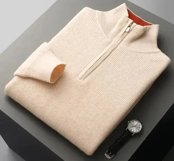 Cashmere Merino Wool Men's Sweater - EC7HACW87SKU EC7HACW87