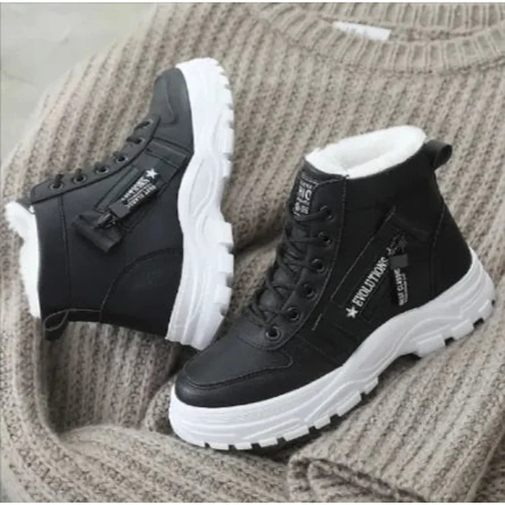 Korean Winter Shoes with Velvet Lining