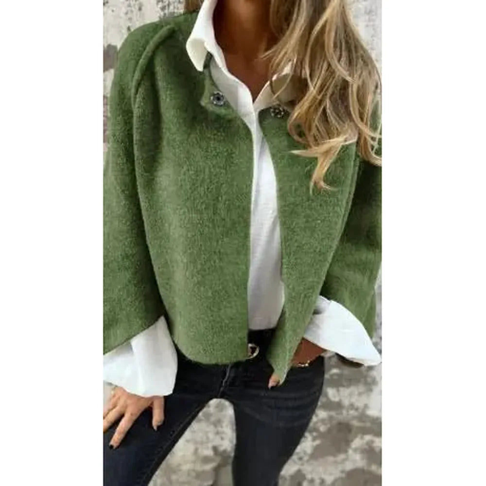 Batwing Sleeve Cashmere Cardigan - FASHION FLOOD