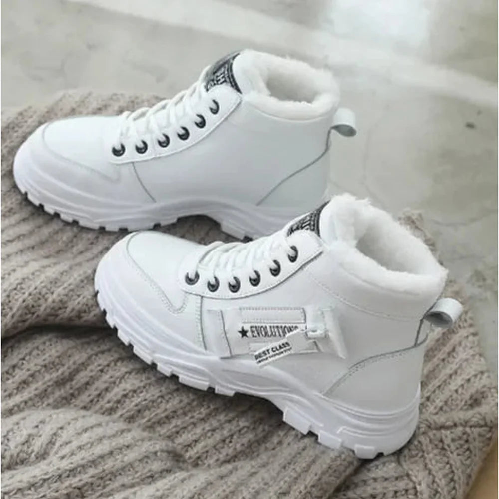 Korean Winter Shoes with Velvet Lining - FASHION FLOOD