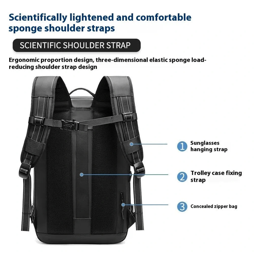 Large Capacity Expandable Travel Backpack - FASHION FLOOD