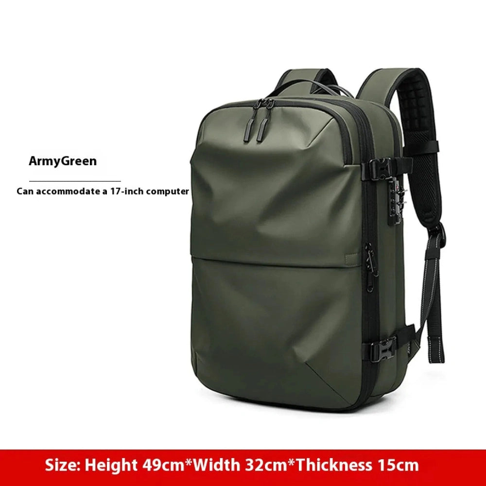 Large Capacity Expandable Travel Backpack - FASHION FLOOD