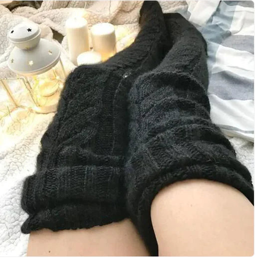 Over-the-Knee Knitted Winter Socks - FASHION FLOOD