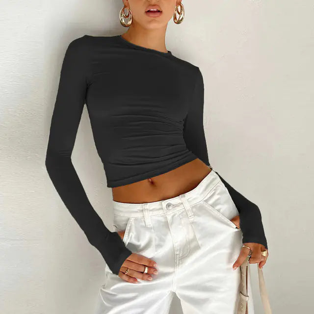 Long Sleeve Casual T-Shirt for Spring & Autumn