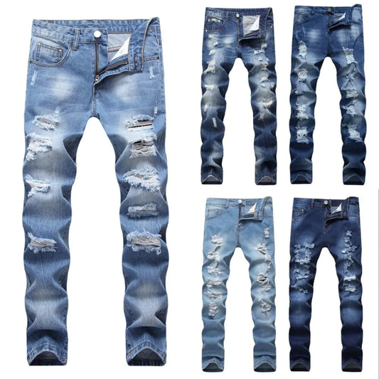 Ripped Fashion Jeans - FASHION FLOOD