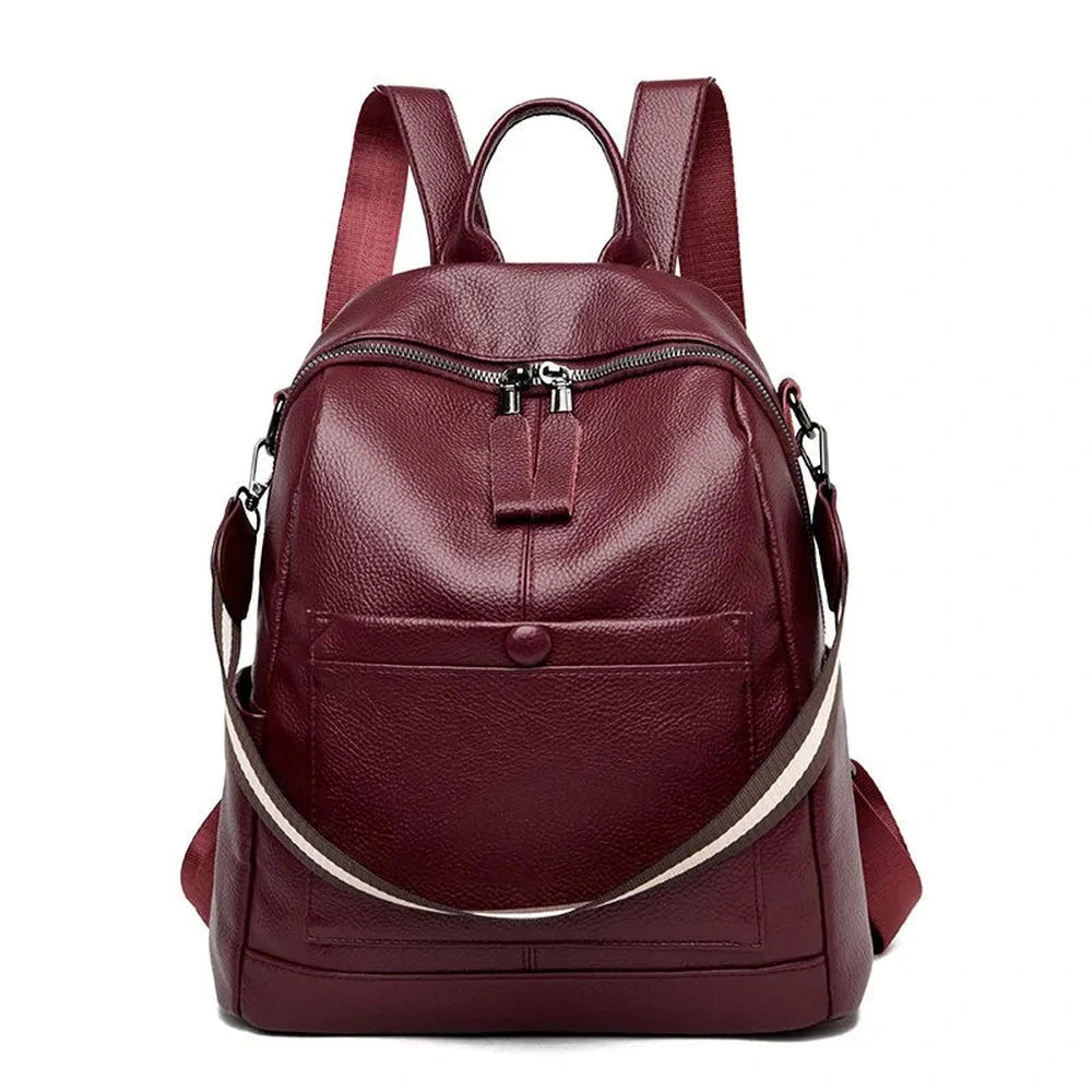 Sleek Premium Leather Backpack - FASHION FLOOD