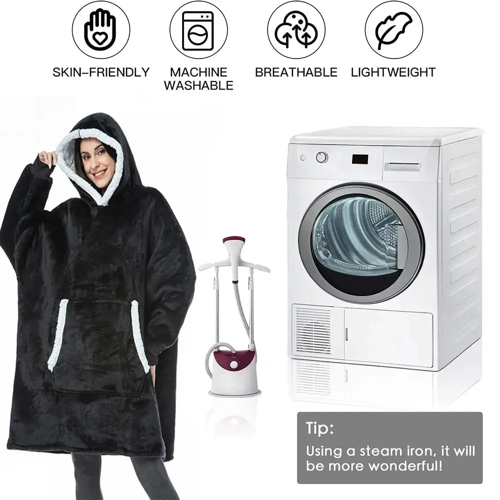 Oversized Hoodie Blanket