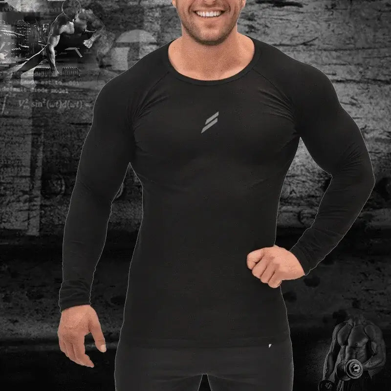 Men's Slim Fit Baseball Long Sleeve