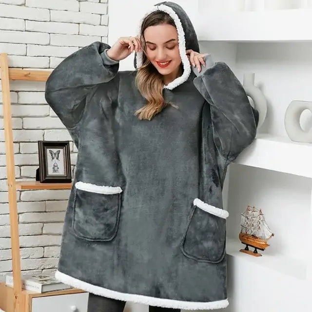 Oversized Hoodie Blanket