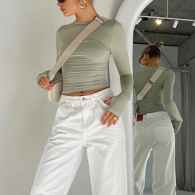 Long Sleeve Casual T-Shirt for Spring & Autumn